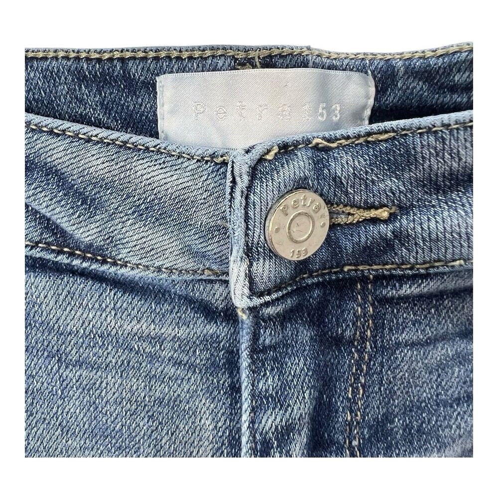Petra 153 Vintage Flare High Rise Jeans sz 9/28 Frayed Hem - Picture 4 of 9